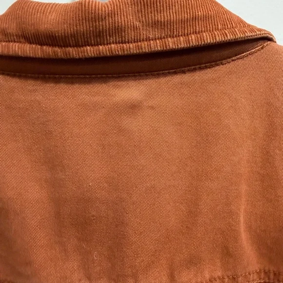 RVCA Women's Orange Military like Jacket. Pre-Loved. - Picture 6 of 10